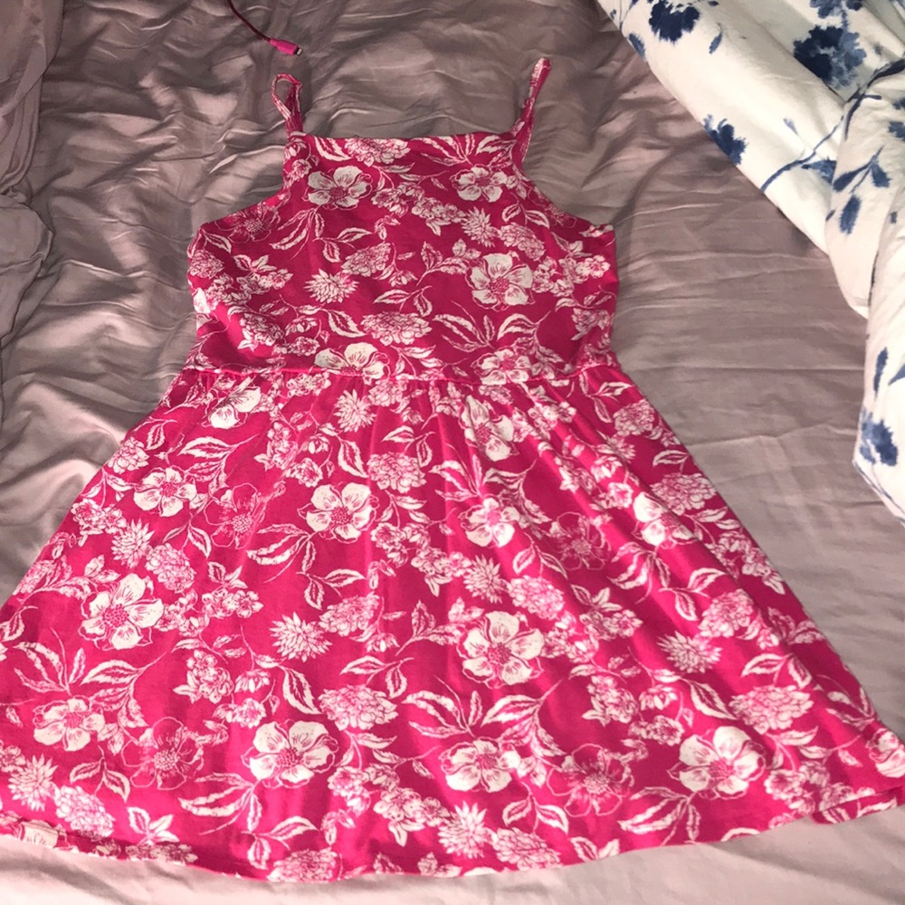 Forever 21 Pink Floral Youth Sundress